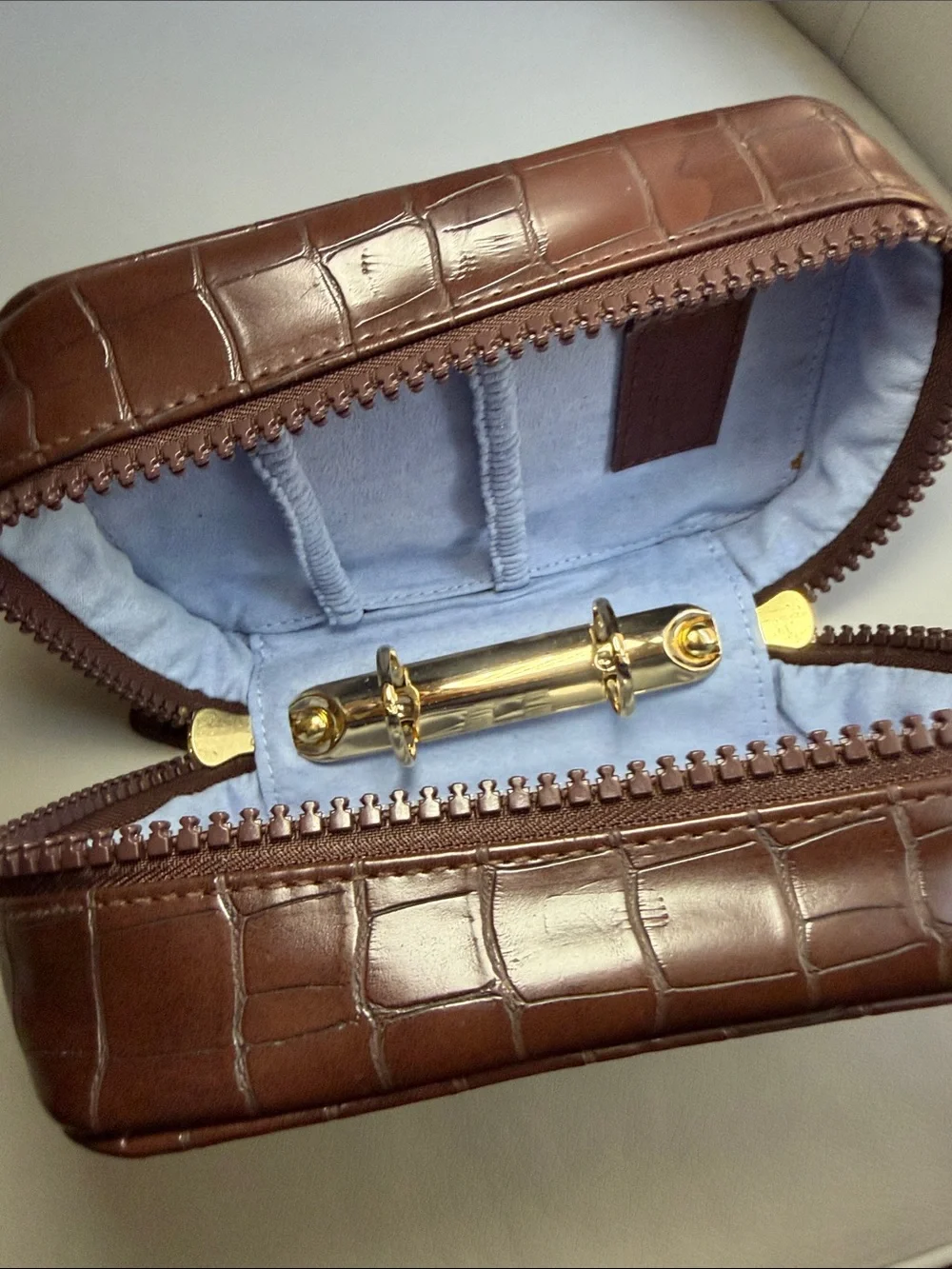 Trish McEvoy Makeup Planner Zip Closure Case Bag.